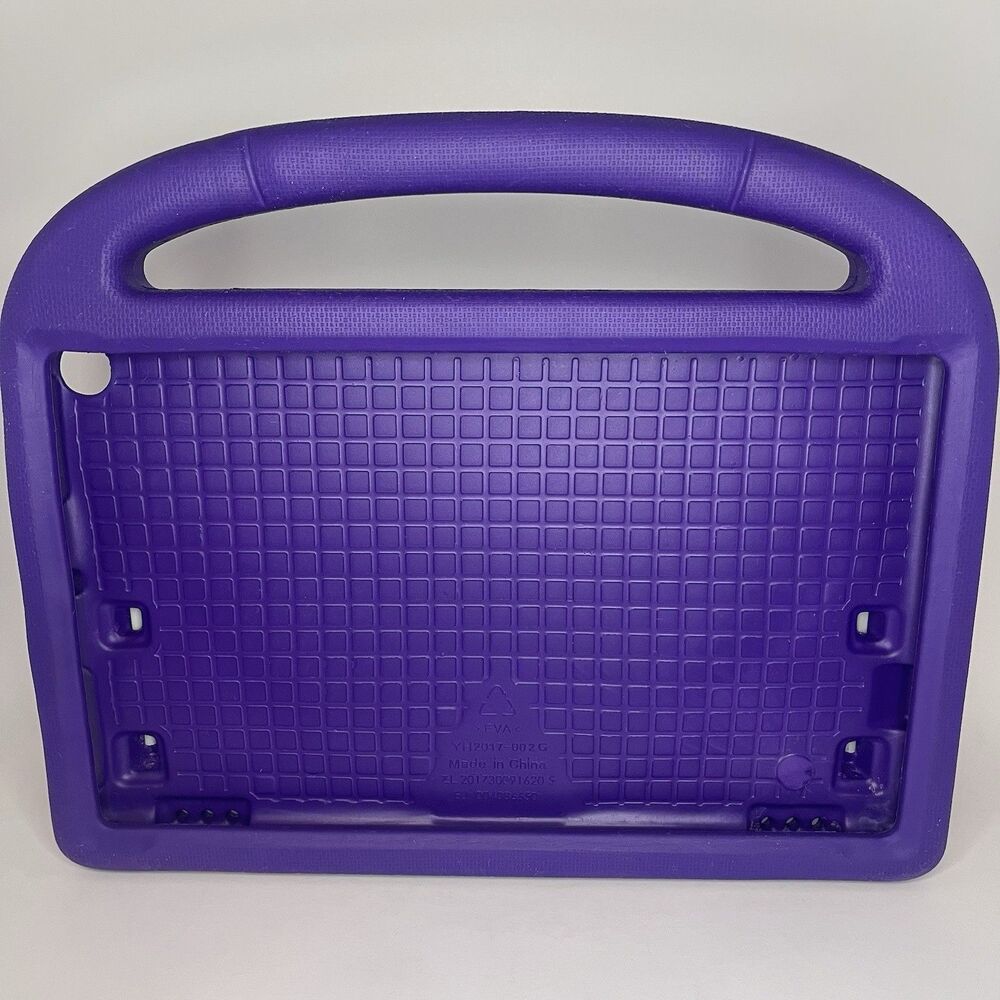 Kids Tablet Case 10 Inch EVA Foam Shockproof Purple with Handle Kickstand